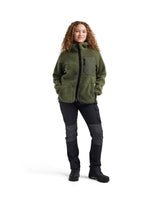 Blåkläder Damen 4727 Faserpelz-Kapuzenjacke – herbstgrün