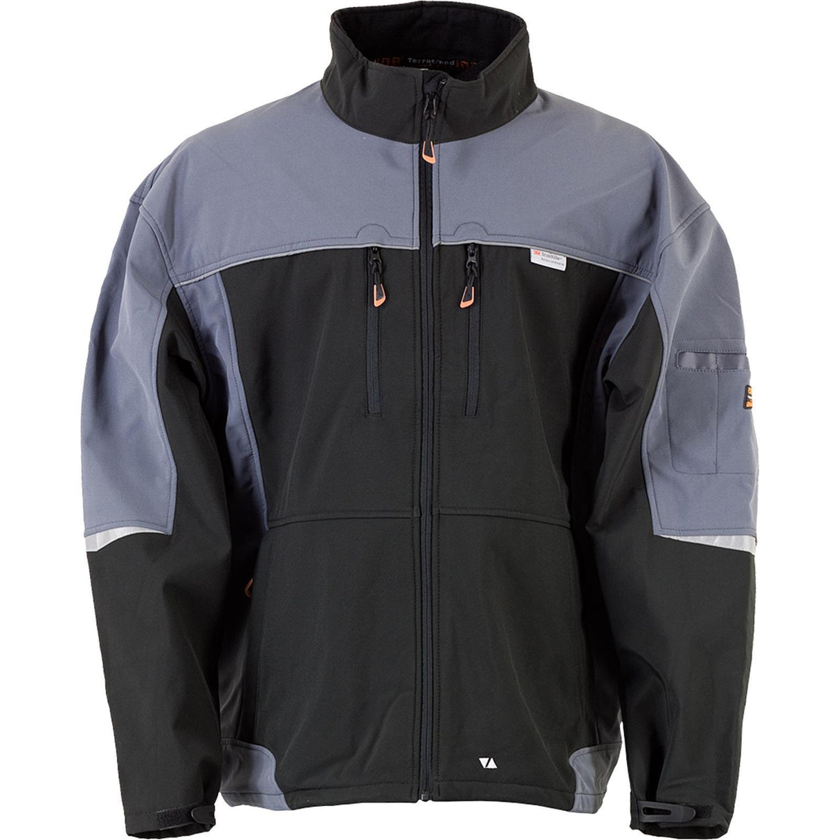 Terrax TTJ-Revolution Softshelljacke schwarz/gr