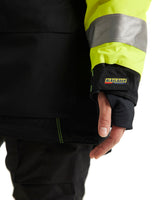 Blåkläder Damen 4472 Warnschutz Winterparka – gelb/schwarz
