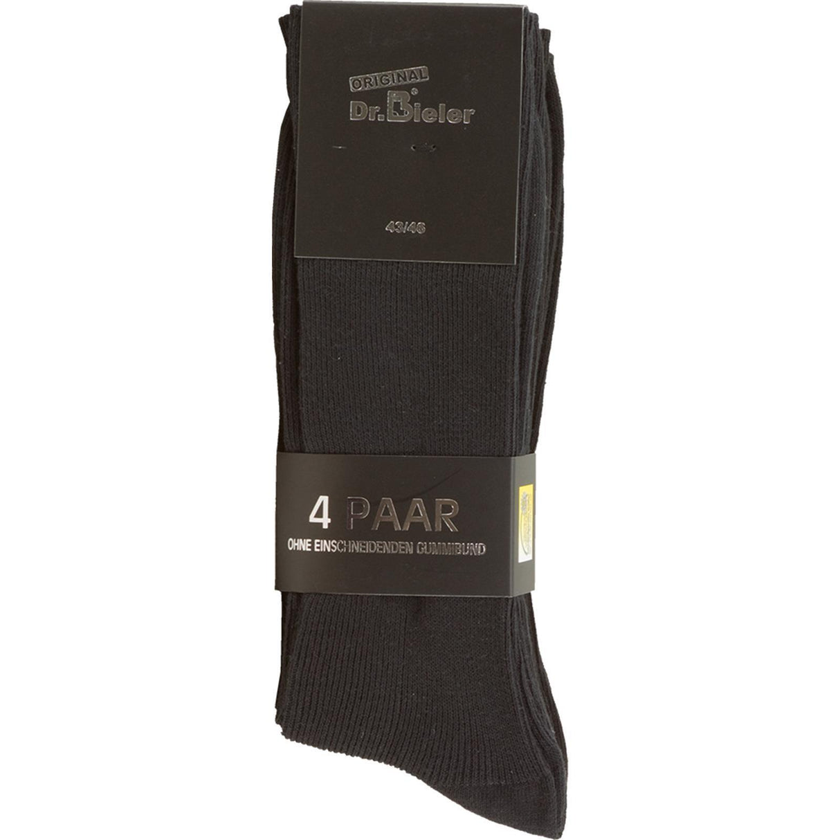 Socke ohne Gummi 4er Pack