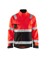 Blåkläder 4064 Warnschutz Bundjacke – rot/schwarz