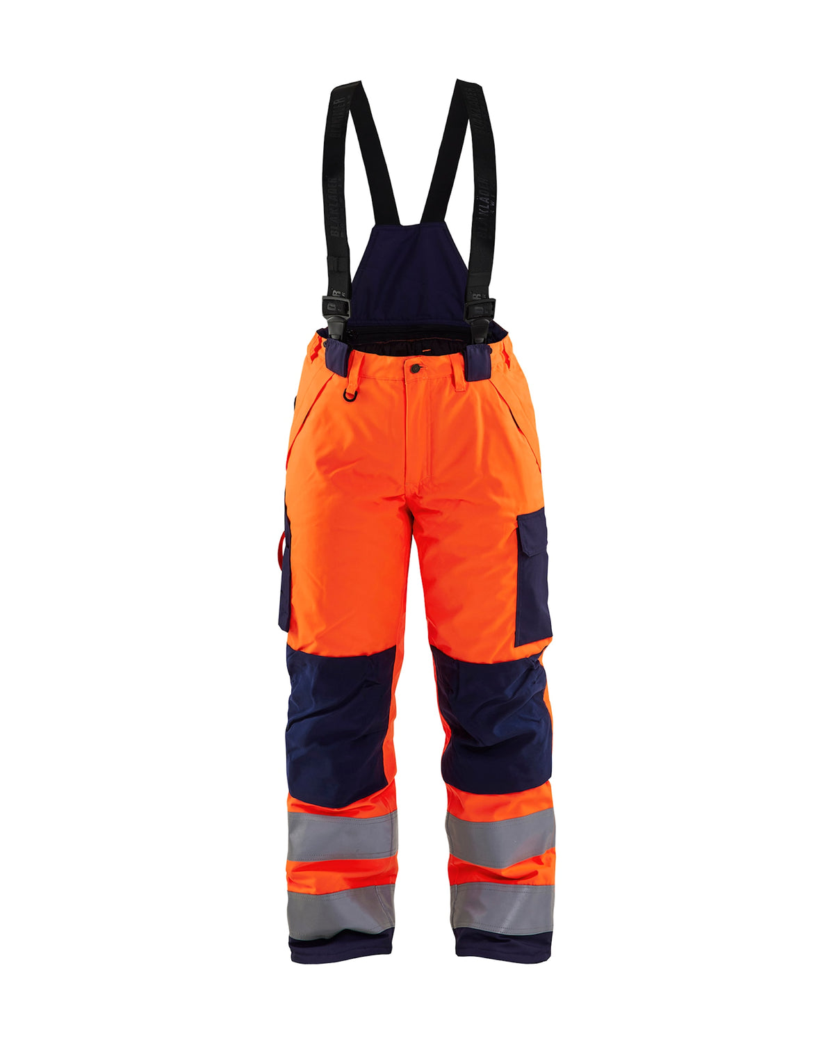 Blåkläder Damen 7885 Warnschutz-Winterhose – orange/marine