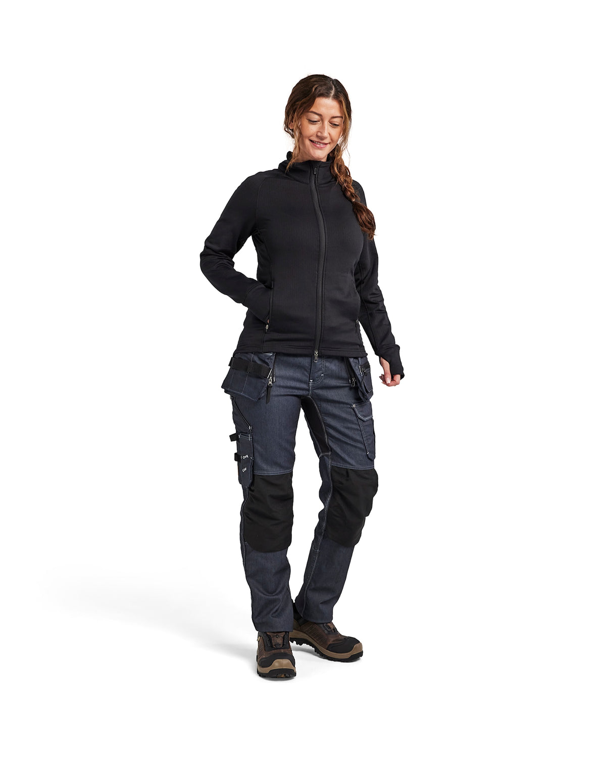 Blåkläder Damen Striker Fleecejacke – schwarz
