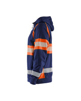 Blåkläder Kl. 1 3552 Warnschutz Kapuzen-Sweatjacke – marine/orange