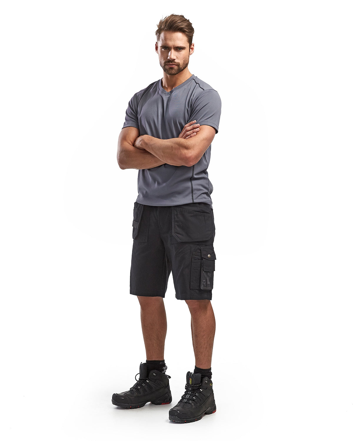 Blåkläder 1534 Canvas Handwerker-Shorts – schwarz