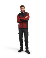 Blåkläder 5942 Strickjacke – rostrot/schwarz