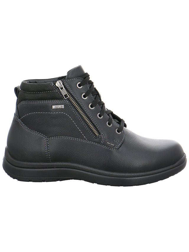 Freizeitschuh Jomos Schnürstiefel mit Reißverschluss