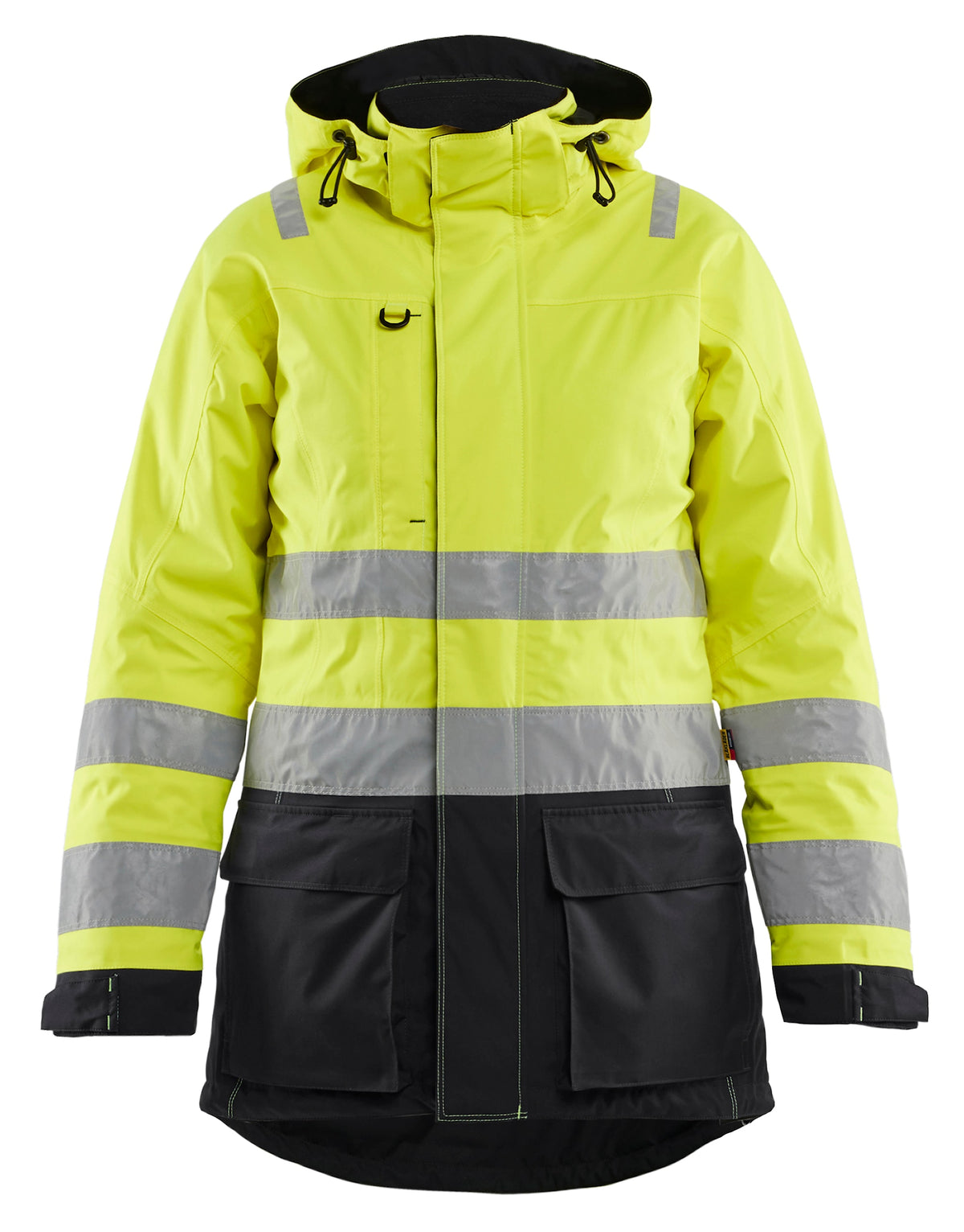 Blåkläder Damen 4472 Warnschutz Winterparka – gelb/schwarz