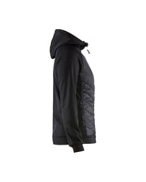 Blåkläder Damen 3464 Hybrid Sweatjacke – schwarz/gelb