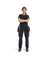 Blåkläder Damen Stretch 7170 Arbeitshose – schwarz/schwarz