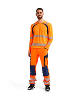 Blåkläder 3599 Warnschutz UV Langarmshirt – orange/marine