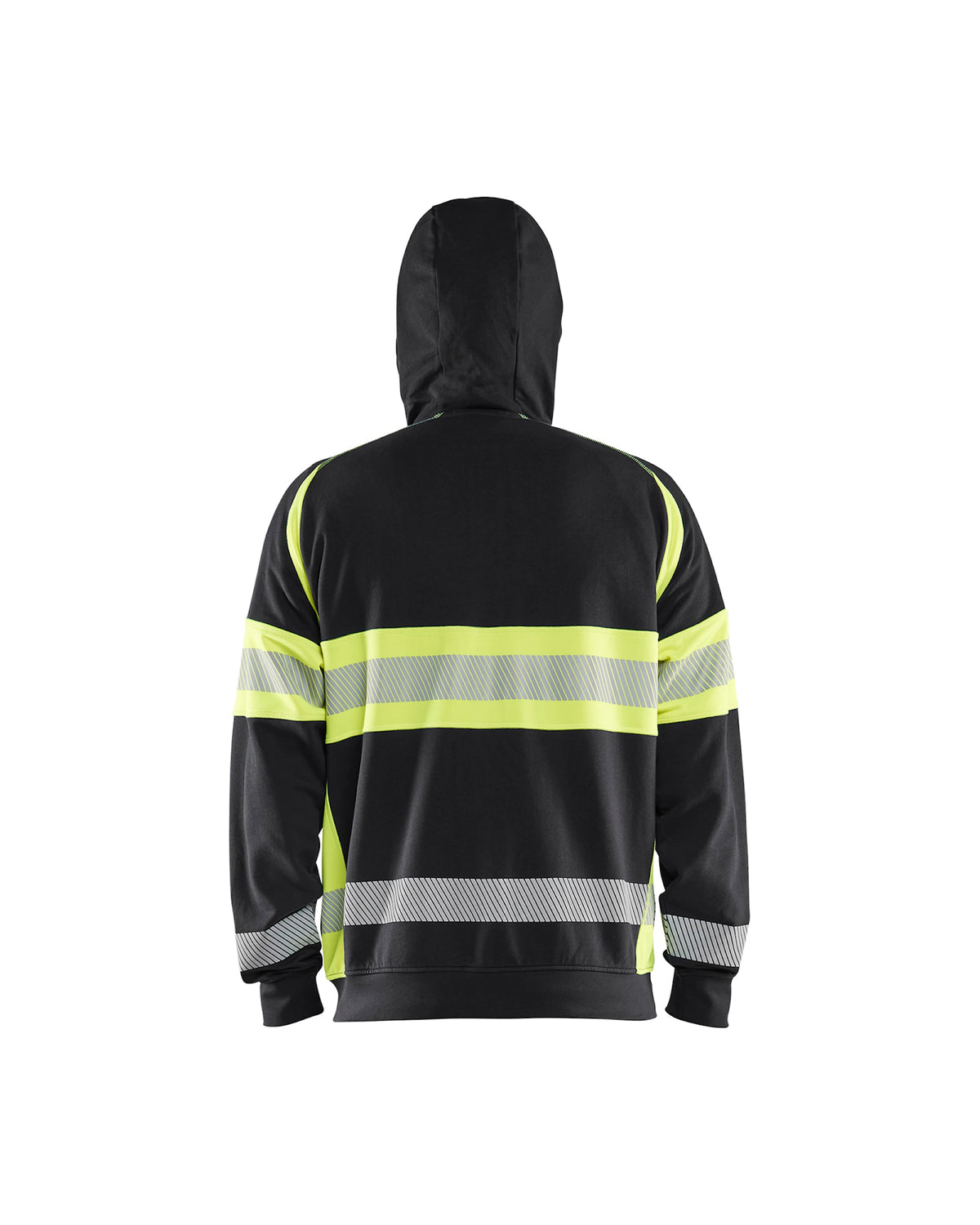 Blåkläder Kl. 1 3552 Warnschutz Kapuzen-Sweatjacke – schwarz/gelb