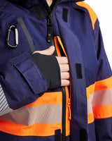 Blåkläder Damen 4430 Warnschutz Regenjacke Kl. 1 – marine/orange