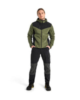 Blåkläder 5940 Strickjacke – herbstgrün/schwarz