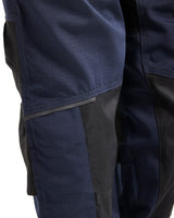 Blåkläder Damen 7195 Stretch Servicehose – dunkelmarine/gelb