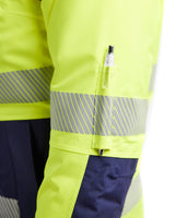 Blåkläder Damen 4456 Warnschutz Winterjacke Kl 2 – gelb/marine