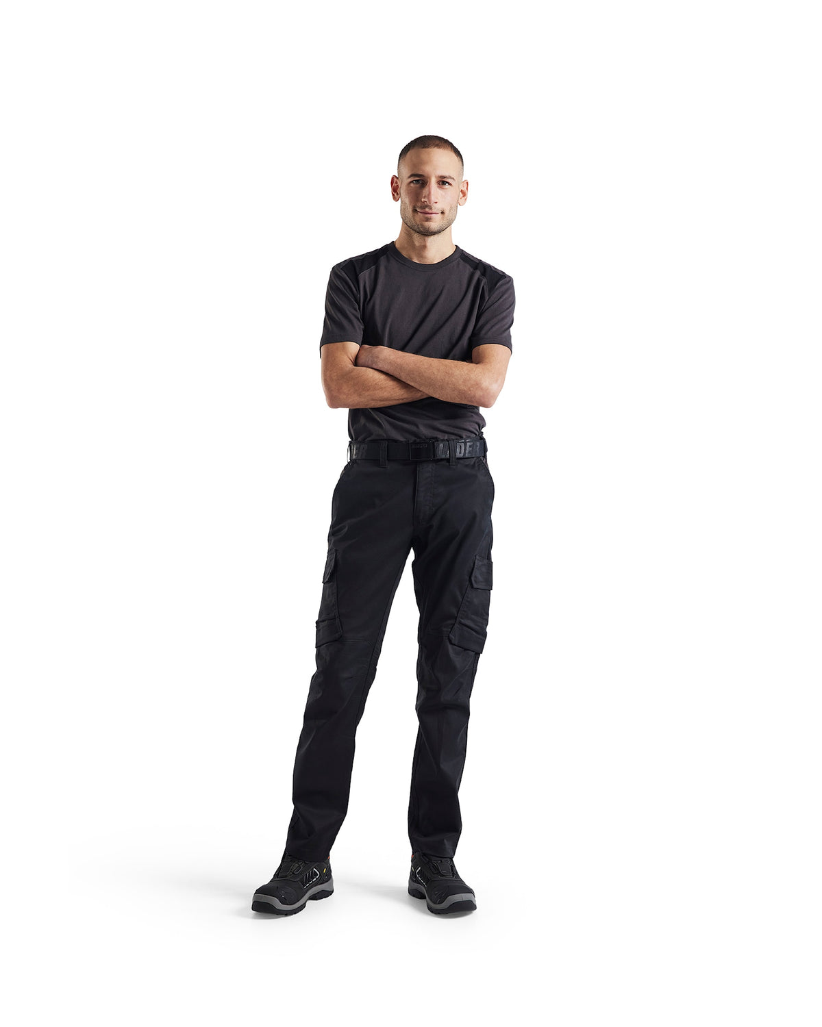 Blåkläder 3379 T-Shirt – mittelgrau/schwarz