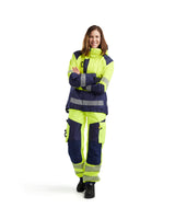 Blåkläder Damen 4436 Warnschutz Regenjacke Kl. 2 – gelb/marine