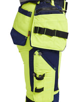 Blåkläder Damen 7197 Warnschutz Stretch Handw.hose – gelb/marine