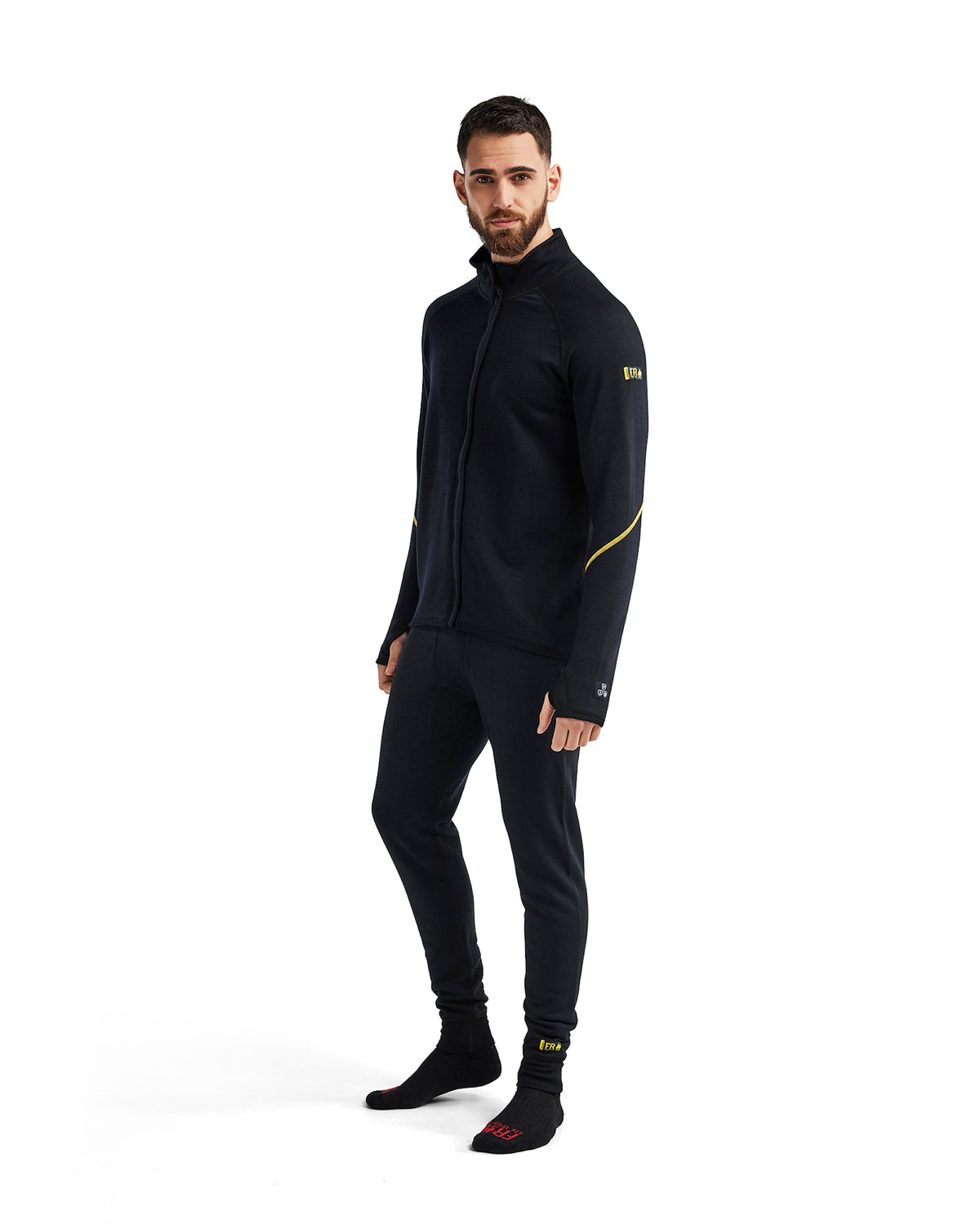 Blåkläder 4793 Flammschutz Merino-Bundjacke schwarz – schwarz