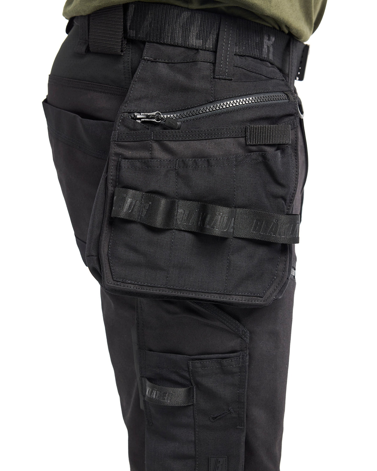 Blåkläder Striker Stretch Shorts – schwarz/schwarz