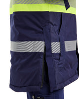 Blåkläder 4485 Warnschutz Winterparka Kl. 1 – marine/gelb