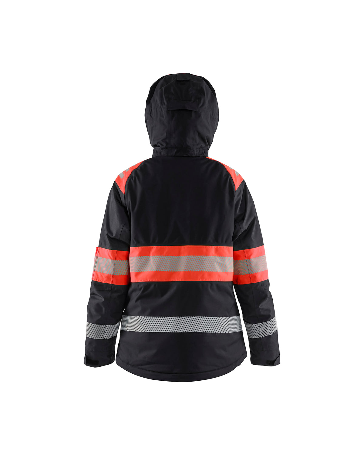 Blåkläder Damen 4470 Warnschutz Winterjacke Kl 1 – schwarz/rot