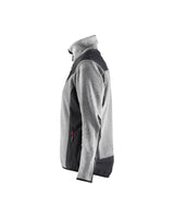 Blåkläder Damen 5943 Strickjacke – grau-melange/schwarz