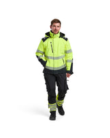 Blåkläder 1193 Warnschutz Stretch-Bundhose Kl. 1 – schwarz/gelb