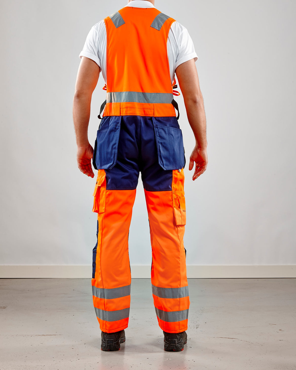 Blåkläder 2653 Warnschutz Kombihose – orange/marine