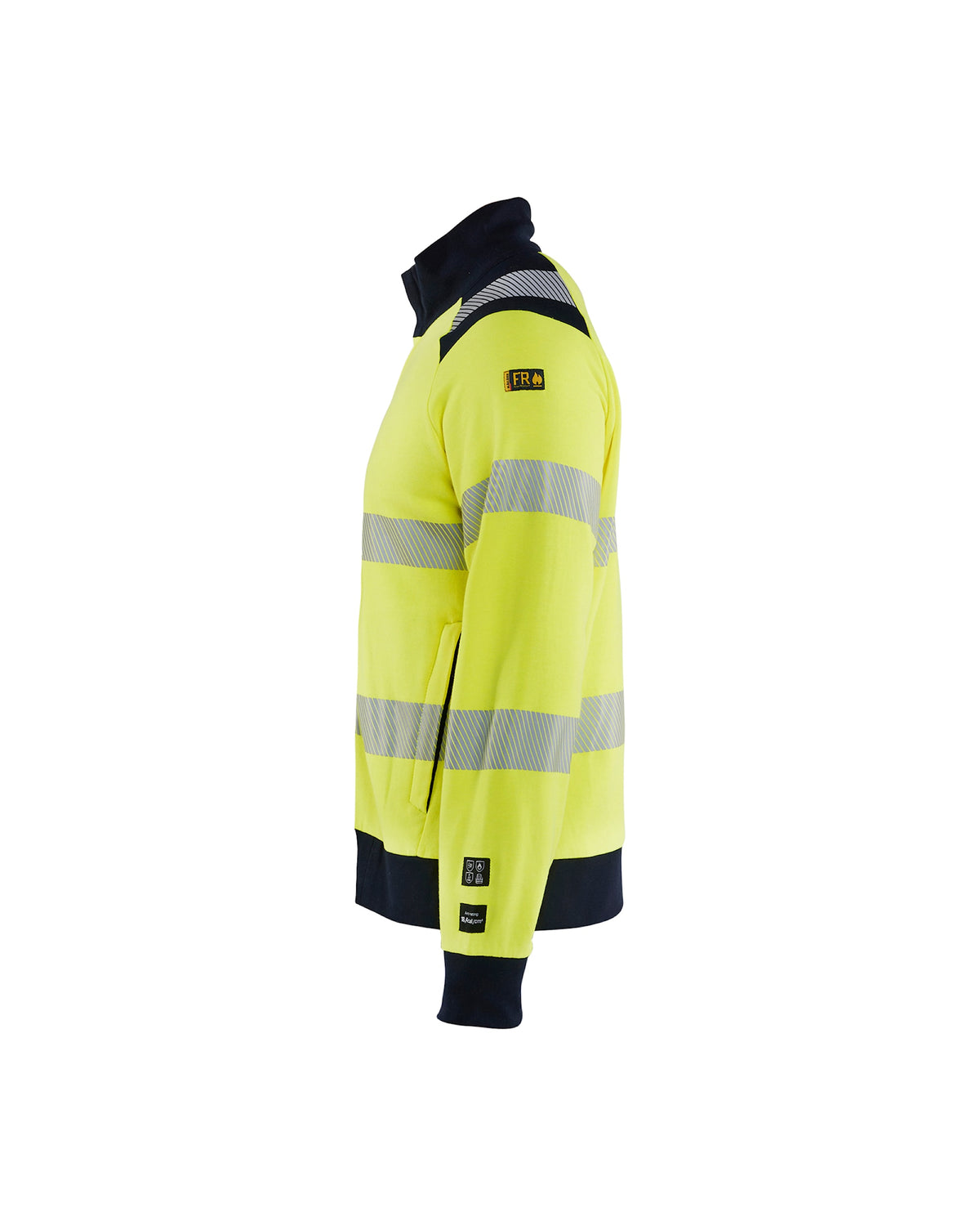 Blåkläder 3461 Multinorm Sweatjacke Kl. 2 gelb – gelb