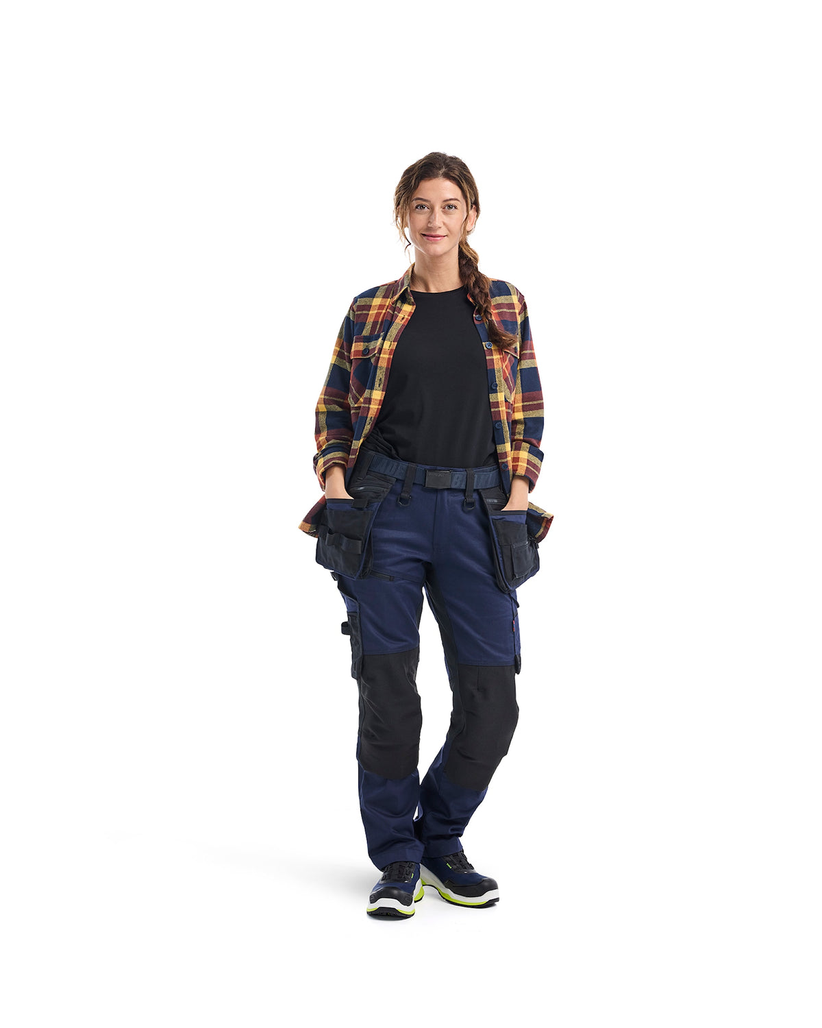 Blåkläder Damen Stretch 7170 Arbeitshose – dunkelmarine/schwarz