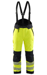 Blåkläder 1875 Warnschutz Winterhose – gelb/schwarz