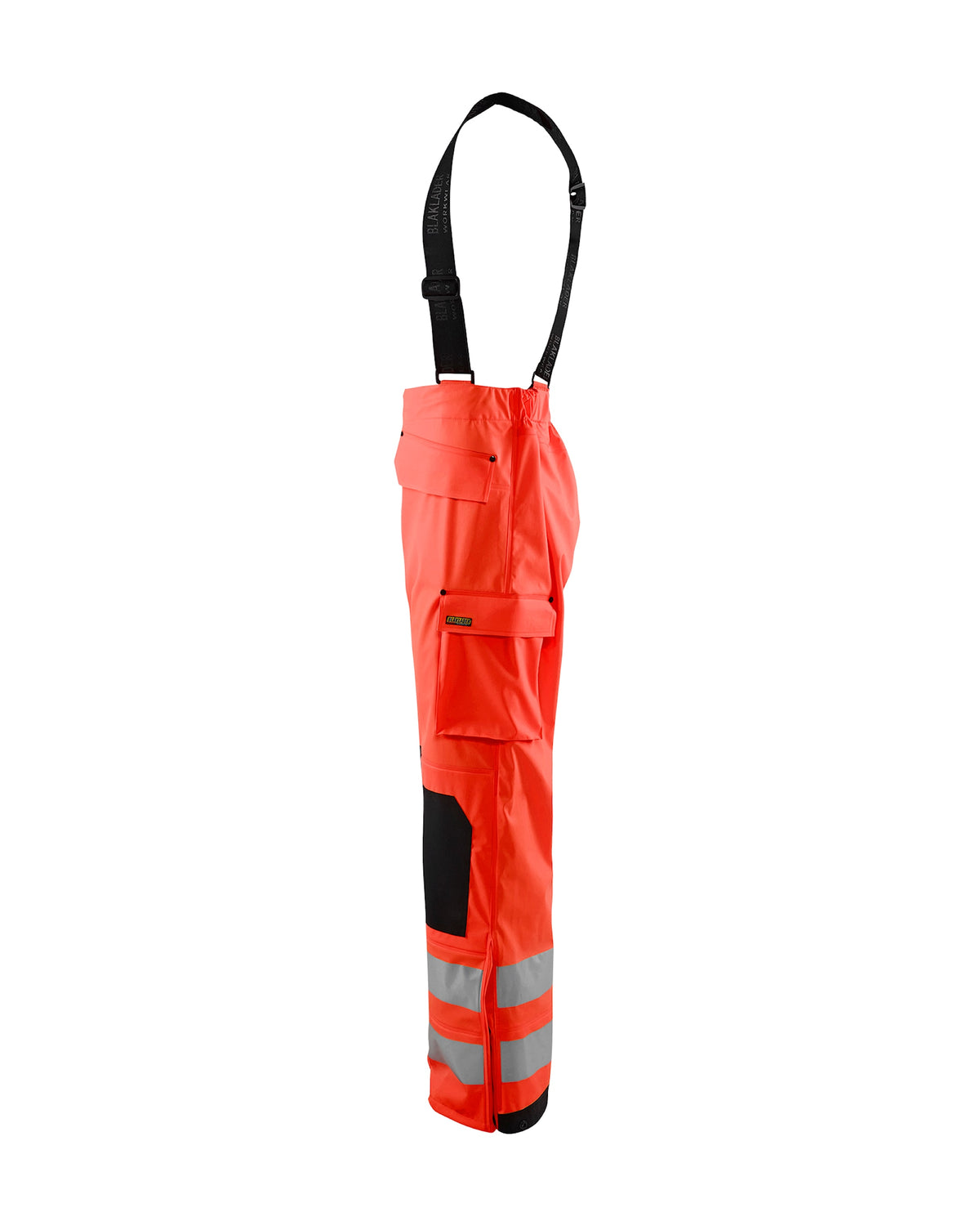 Blåkläder 1302 Level 2 Warnschutz-Regenhose – rot