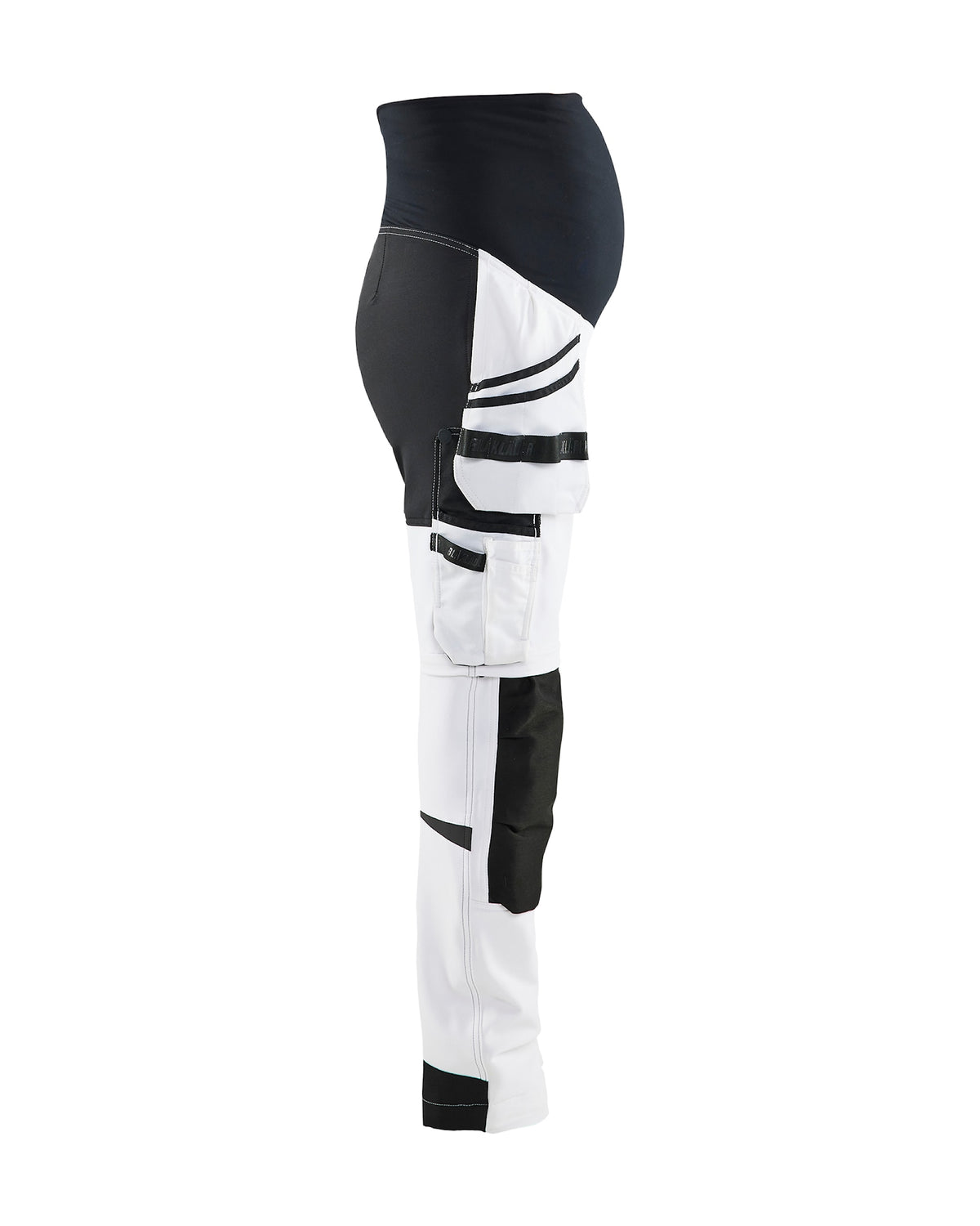 Blåkläder Damen 7102 Maler ZipOf Umstandshose weiß – weiß