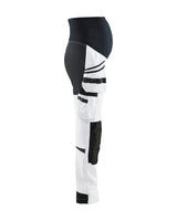 Blåkläder Damen 7102 Maler ZipOf Umstandshose weiß – weiß