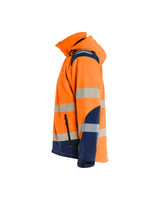 Blåkläder 4400 Blakläd Warnschutz Shoftshell Winterjacke – orange/marine