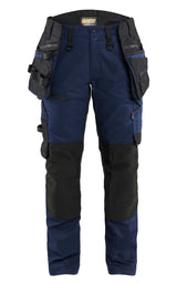 Blåkläder Damen Stretch 7170 Arbeitshose – dunkelmarine/schwarz