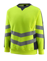 Mascot Wigton Safe Supreme Warn-Sweatshirt – gelb/schwarzblau