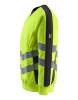 Mascot Wigton Safe Supreme Warn-Sweatshirt – gelb/schwarz