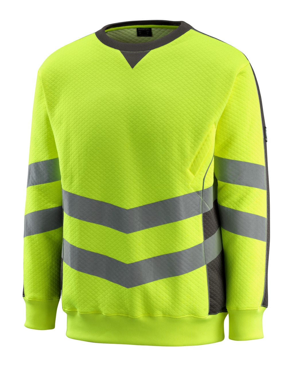 Mascot Wigton Safe Supreme Warn-Sweatshirt – warngelb/anthrazit