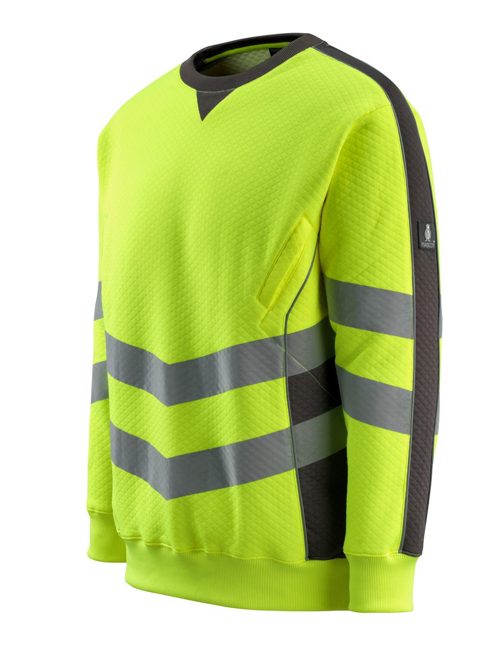Mascot Wigton Safe Supreme Warn-Sweatshirt – warngelb/anthrazit