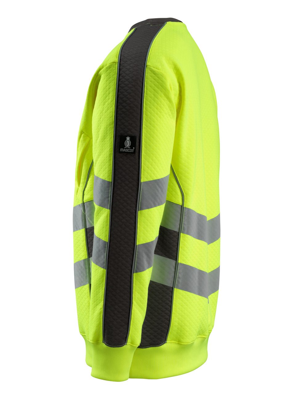 Mascot Wigton Safe Supreme Warn-Sweatshirt – warngelb/anthrazit