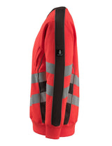 Mascot Wigton Safe Supreme Warn-Sweatshirt – rot/anthrazit