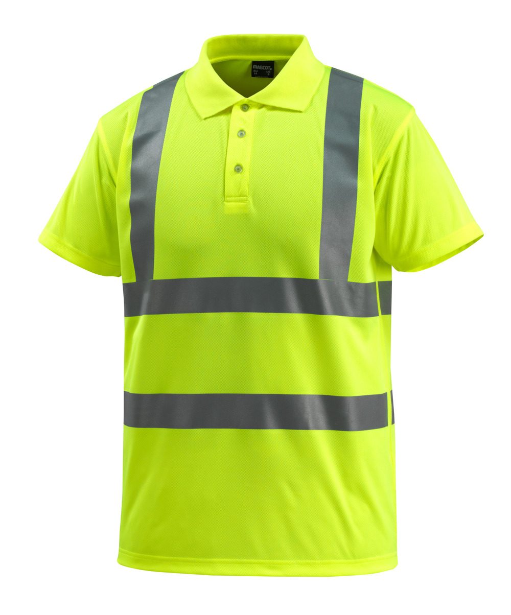 Mascot Bowen Safe Light Warnschutz Polo-Shirt – flourgelb