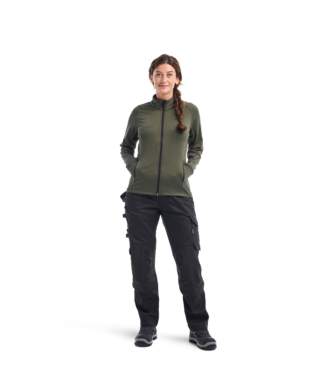 Blåkläder Damen Striker Fleecejacke – waldgrün