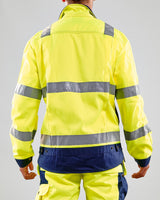 Blåkläder 4023 Warnschutz-Bundjacke – gelb/marine