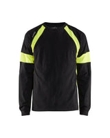 Blåkläder 3520 Langarmshirt – schwarz/gelb