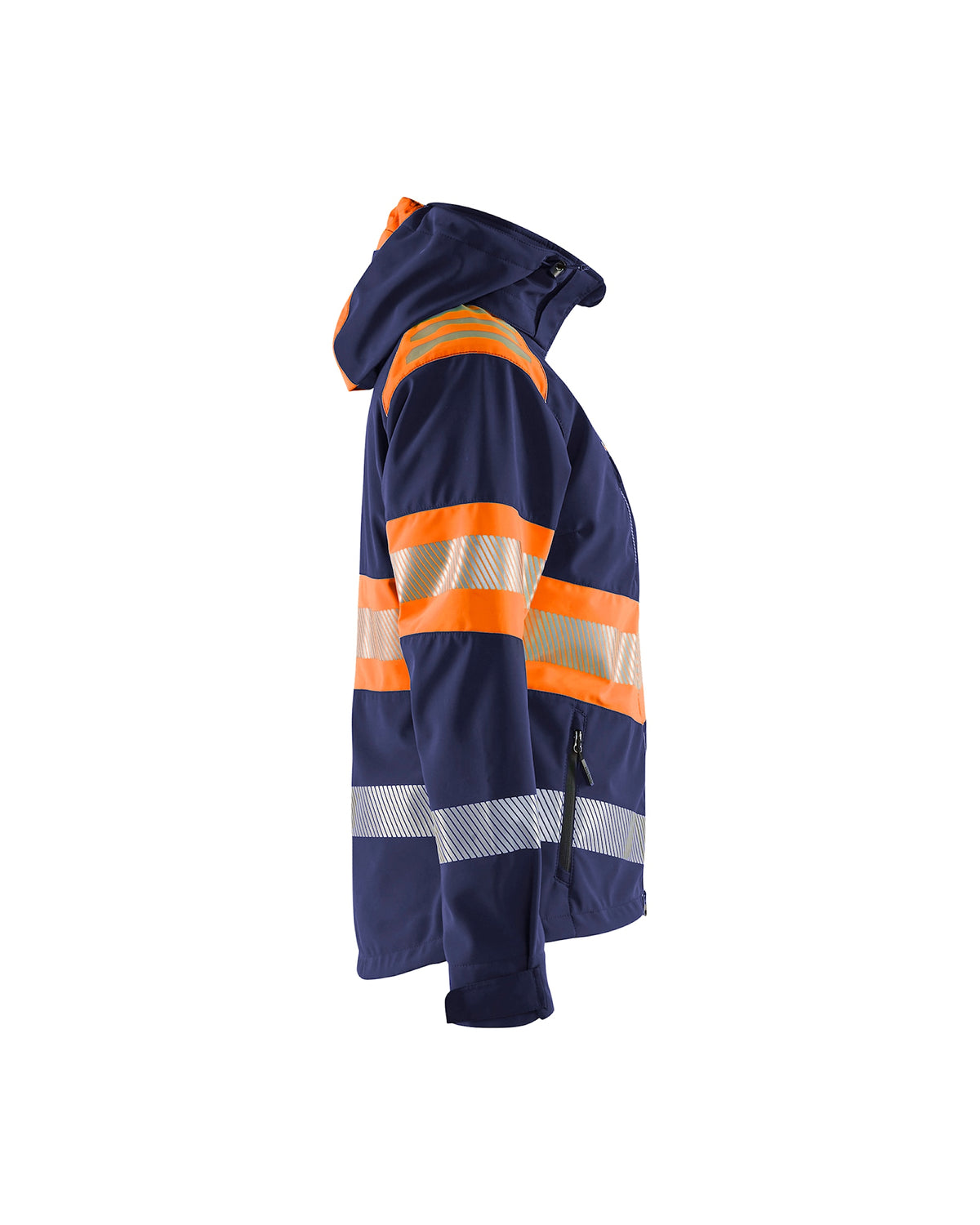 Blåkläder Damen Kl1 4404 Warnschutz Softshelljacke – marine/orange