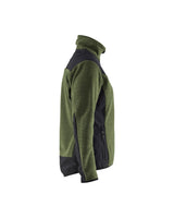 Blåkläder Damen 5943 Strickjacke – herbstgrün/schwarz